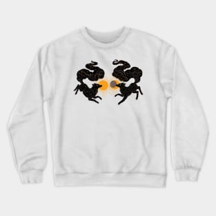 Sun and Moon Wolf Crewneck Sweatshirt